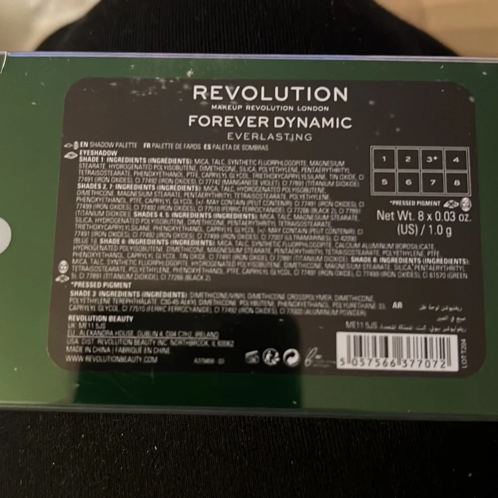 Revolution shrunk palette